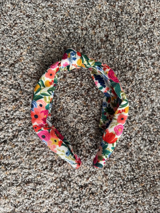 Rifle Paper Co. Accessories - Rifle Paper Co. Floral Knotted Headband - Pink, Green, Yellow, Blue